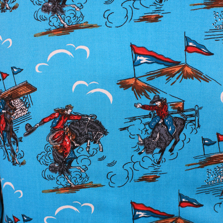 Women's Retro Rodeo Print Western Shirt