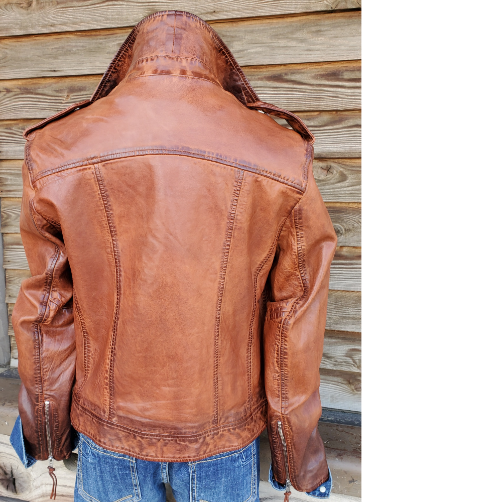 Biker gang 2025 leather jacket