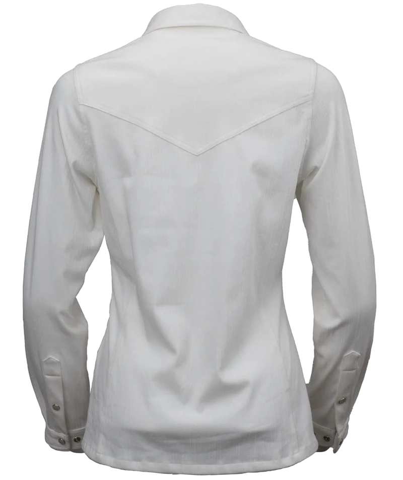 Women's White Snap Front Western Shirt