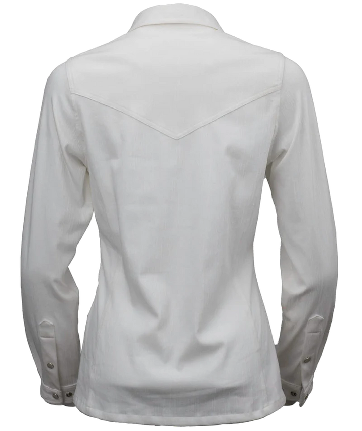 Women's White Snap Front Western Shirt