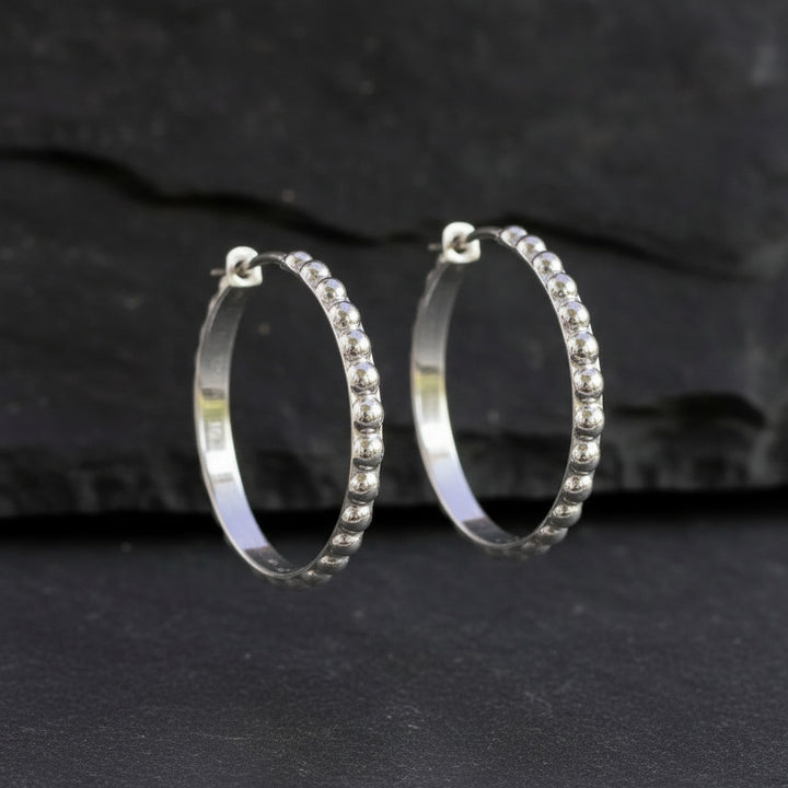 Everyday Hoops Sterling Silver Earrings