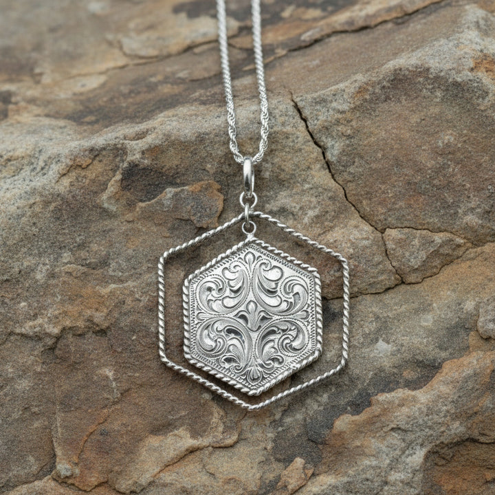 Western Grace Sterling Pendant