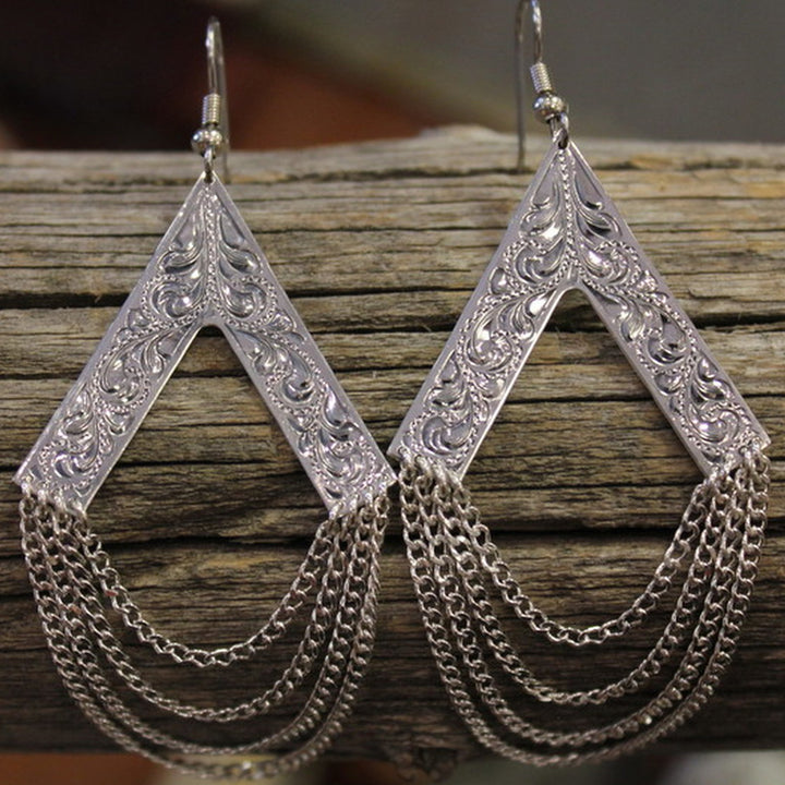 Elegant Earrings with Chains