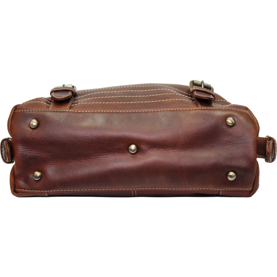 Leather Purse with Buckles