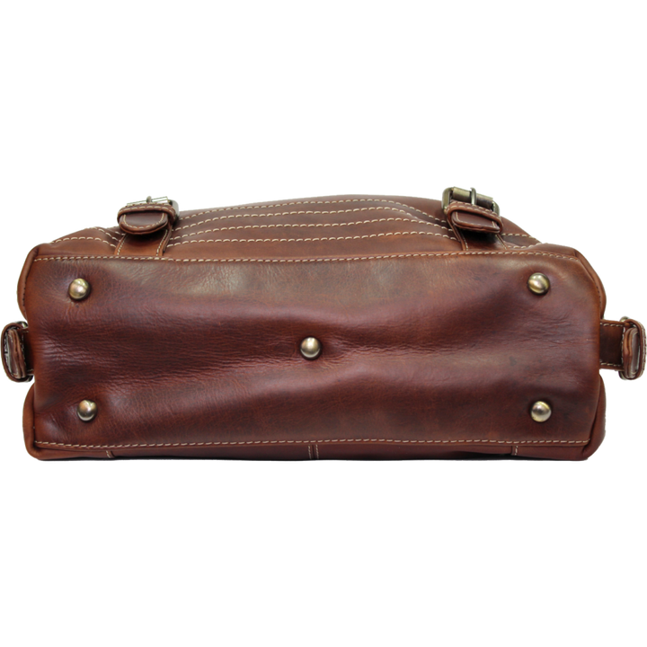 Leather Purse with Buckles