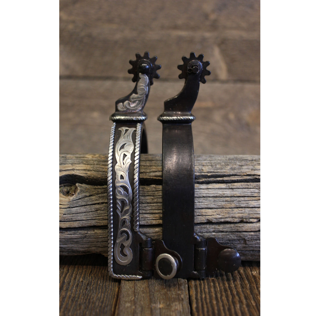 Custom Cowboy Shop - Rope Edge & Floral Spurs