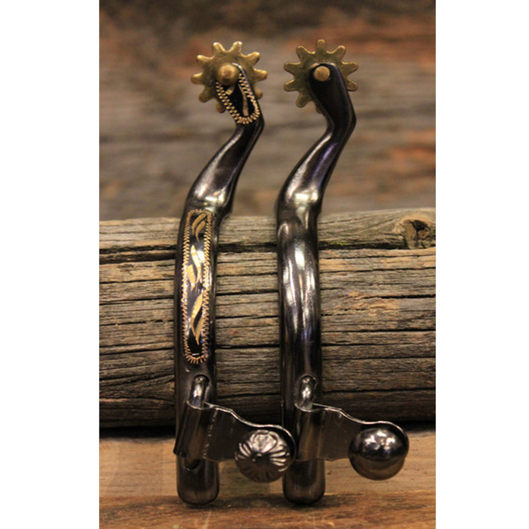 Custom Cowboy Shop - Blued Roping Spurs