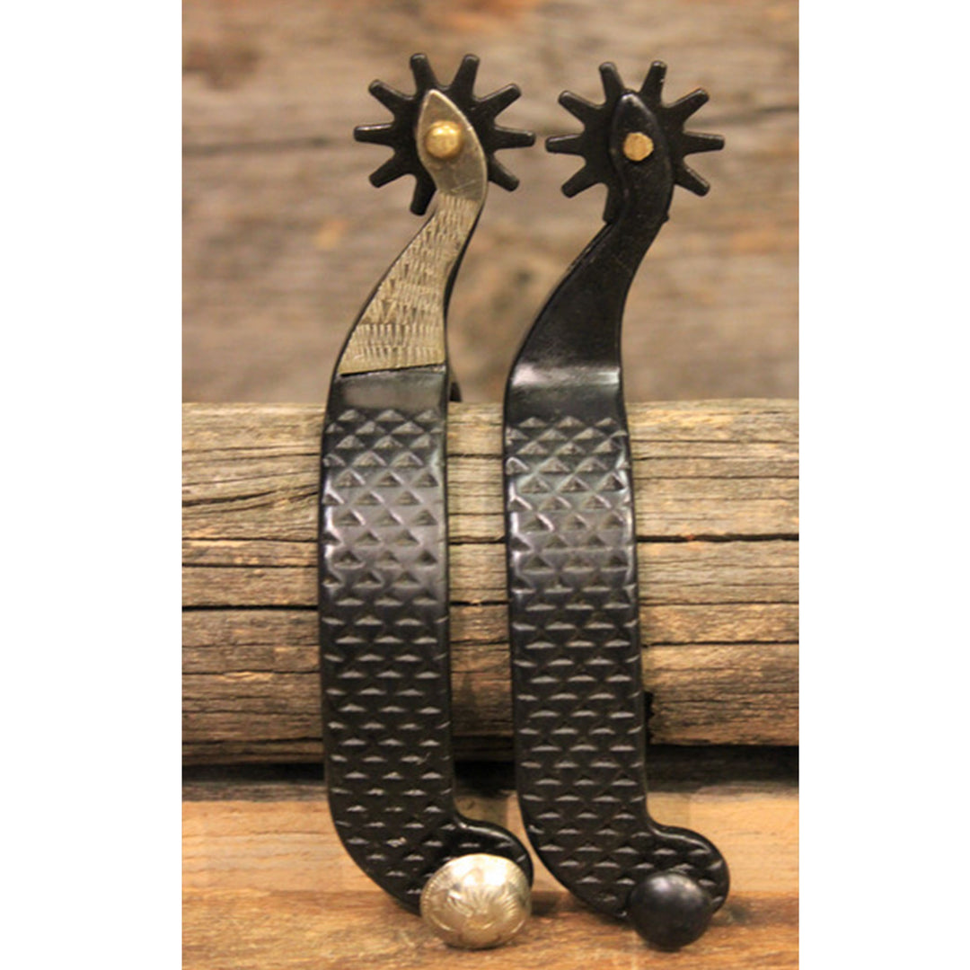 Custom Cowboy Shop - Rasp Spurs with Gooseneck Shank