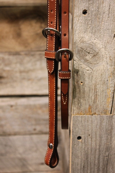 5/8" English Bridle Leather Browband Headstall