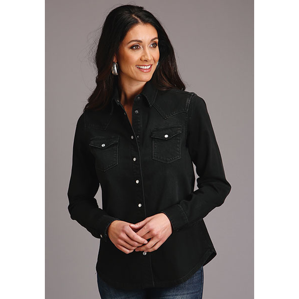 Black jean shirt shop womens