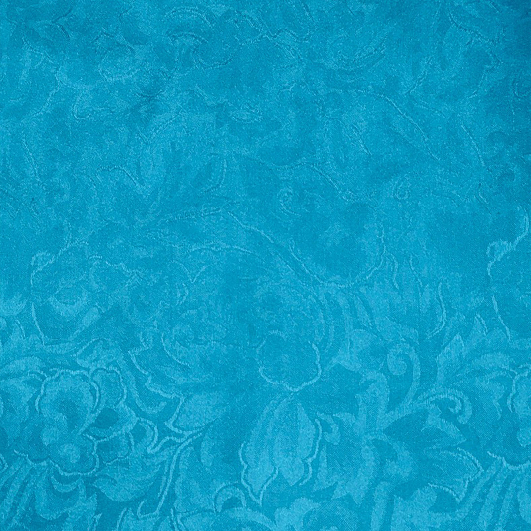 Custom Cowboy Shop - Jacquard Silk Scarf - Aqua