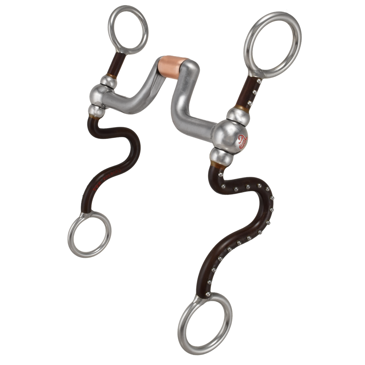 Tom Balding Medium S Shank Bit w/ Hinge Port Mouth – Custom Cowboy Shop