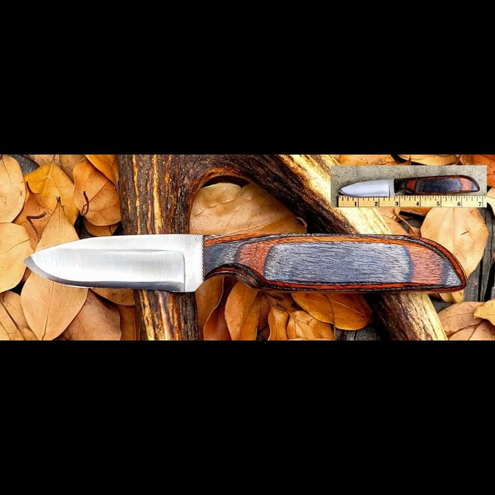 2 3/4" Blade Knife - Coffee Colored Wood Handle