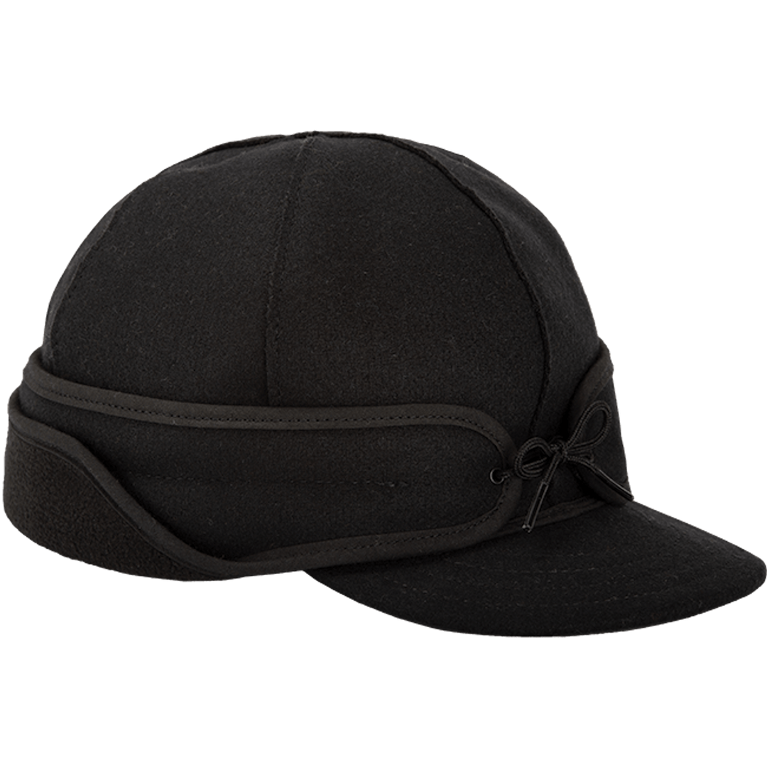 Black Rancher Cap with Ear flaps