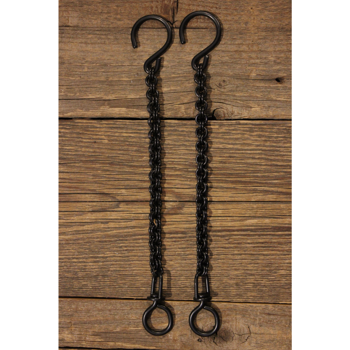 Custom Cowboy Shop - Blued Double Ring Rein Chains