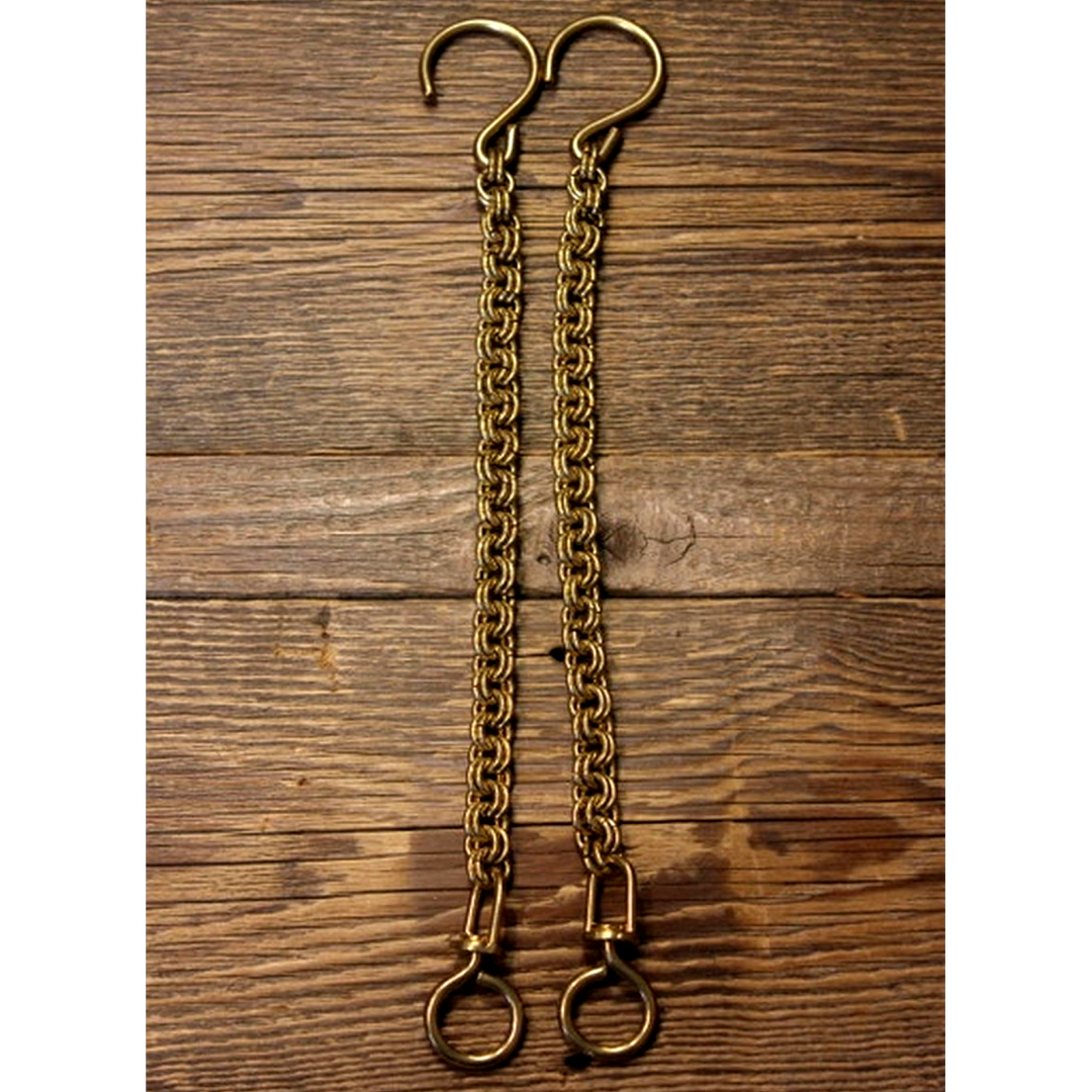 Custom Cowboy Shop - Brass Double Ring Rein Chains