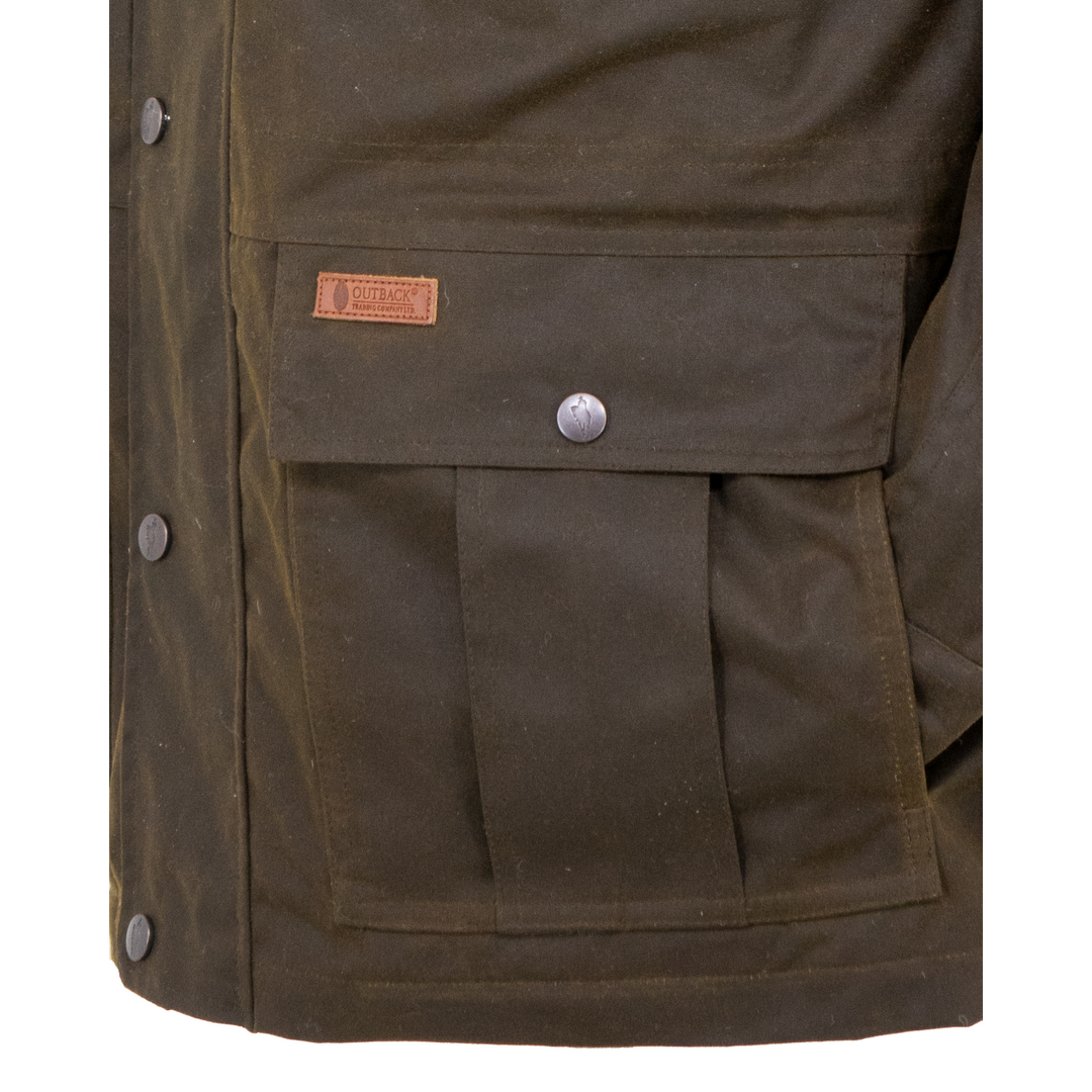 Waterproof oilskin jacket sales