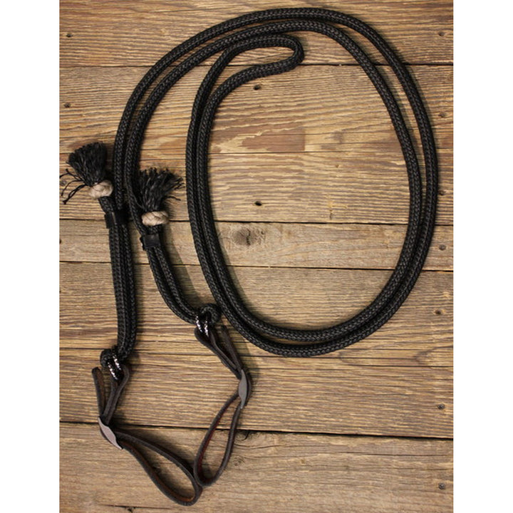 Custom Cowboy Shop - Adjustable Roping Rein - Double Diamond Halter