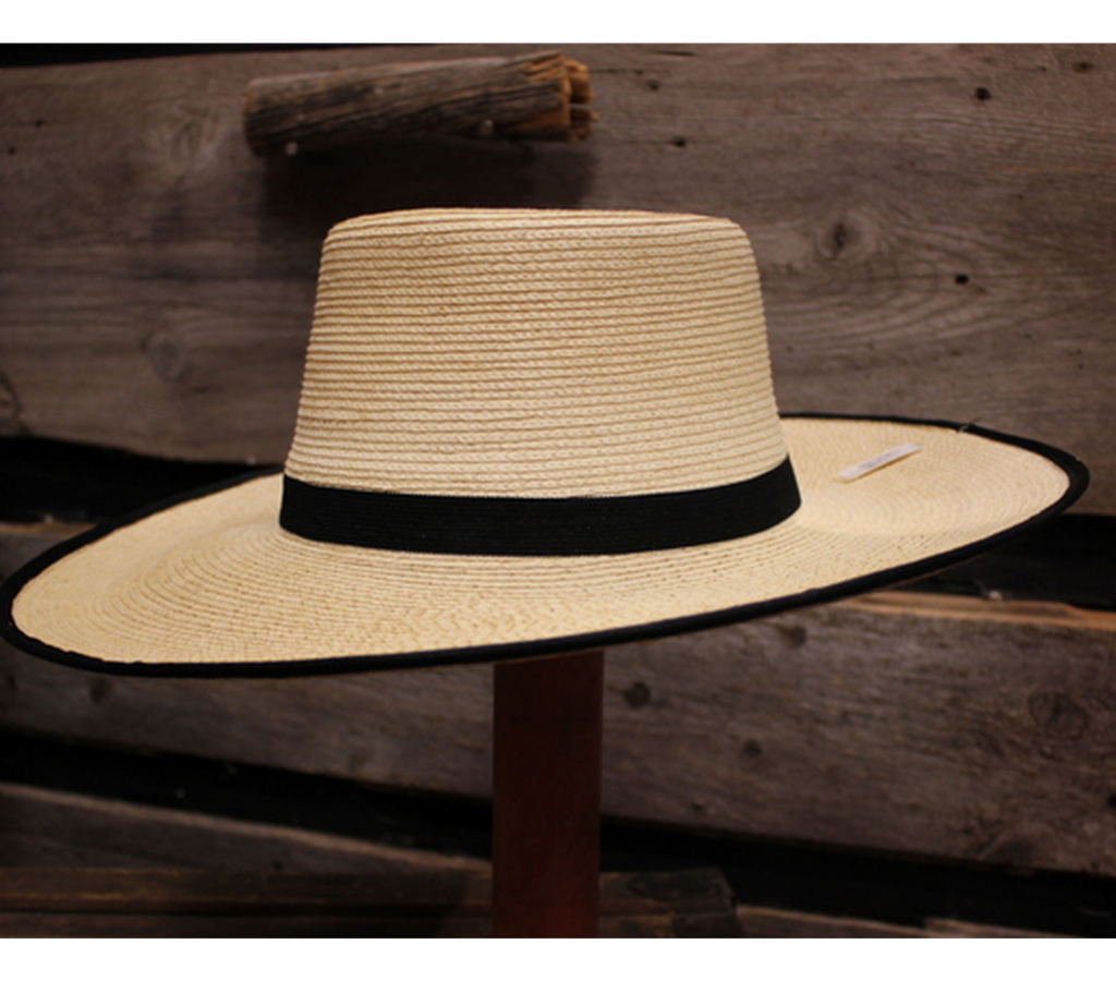 SunBody Straw Cowboy Hat with Black Trim Black Edge Reata Palm Sunbody Hat – Cattle Kate main image 2