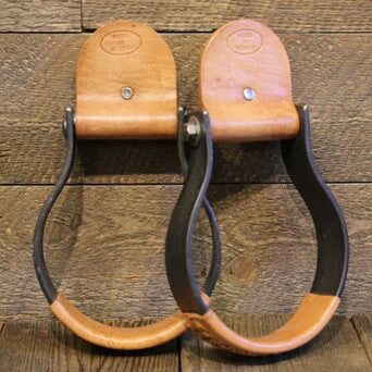 Custom Cowboy Shop Iron Oxbow Stirrups - Thumbnail 2