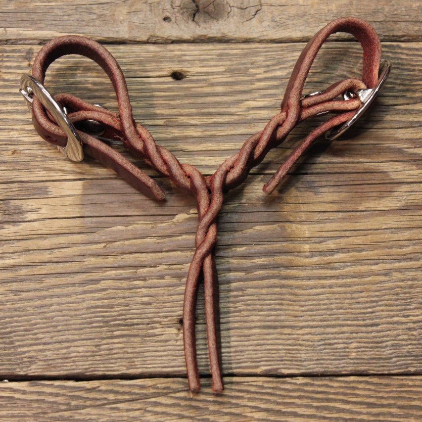 Custom Cowboy Shop - Latigo Blood Knot Curb Strap