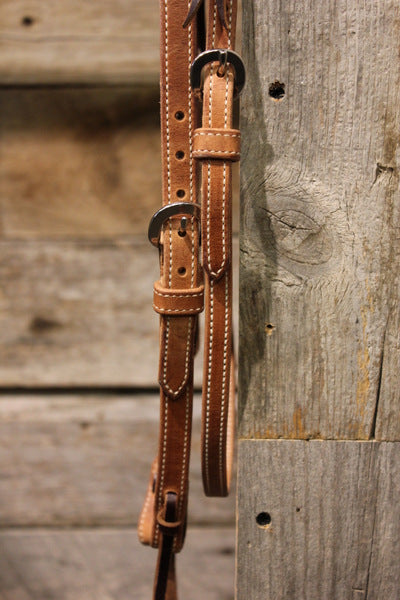 Harness Leather Browband Headstall - Lined