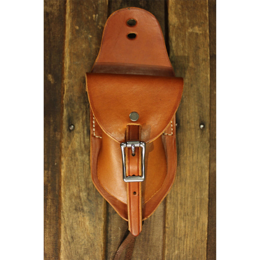 New! 178187B - Hair on Cowhide Saddle Pouch main image 1