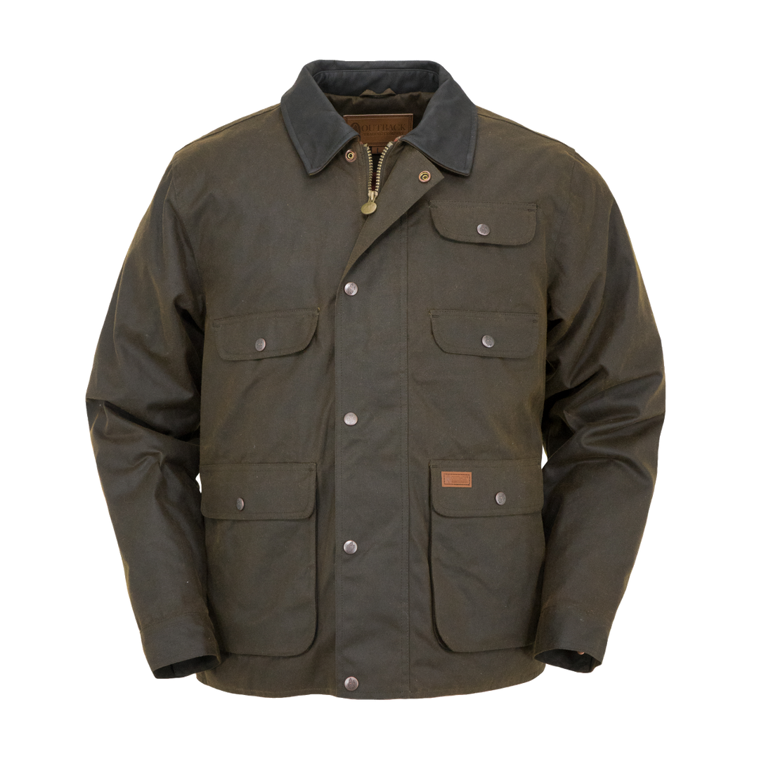 Custom Cowboy Shop - Outback Oilskin Western Work Jacket #2161