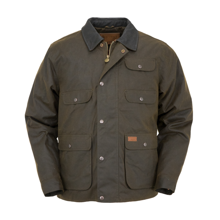 Custom Cowboy Shop - Outback Oilskin Western Work Jacket #2161