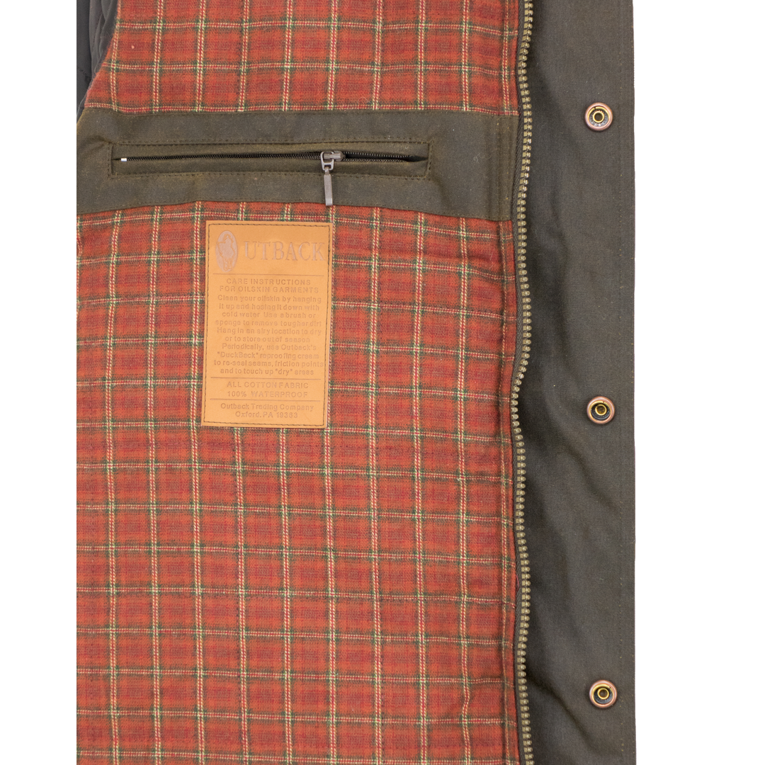 Custom Cowboy Shop - Outback Oilskin Western Work Jacket #2161