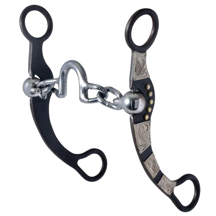 Custom Cowboy Shop - Pro Roper Ported Chain Bit