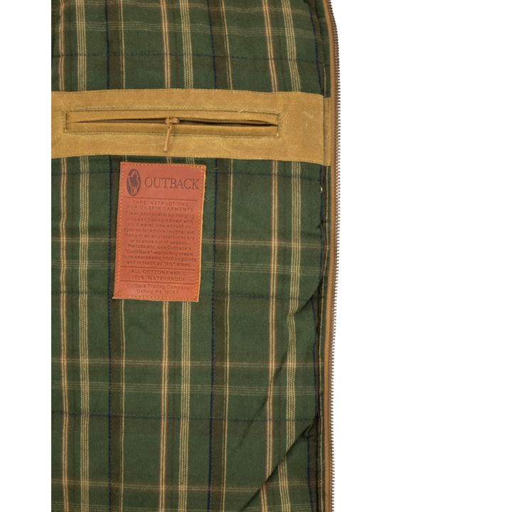 Custom Cowboy Shop - Sawbuck Waterproof Oilskin Vest Outback #2143
