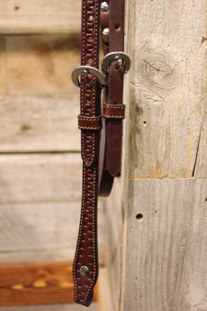 5/8" Browband Headstall with Serpentine Border