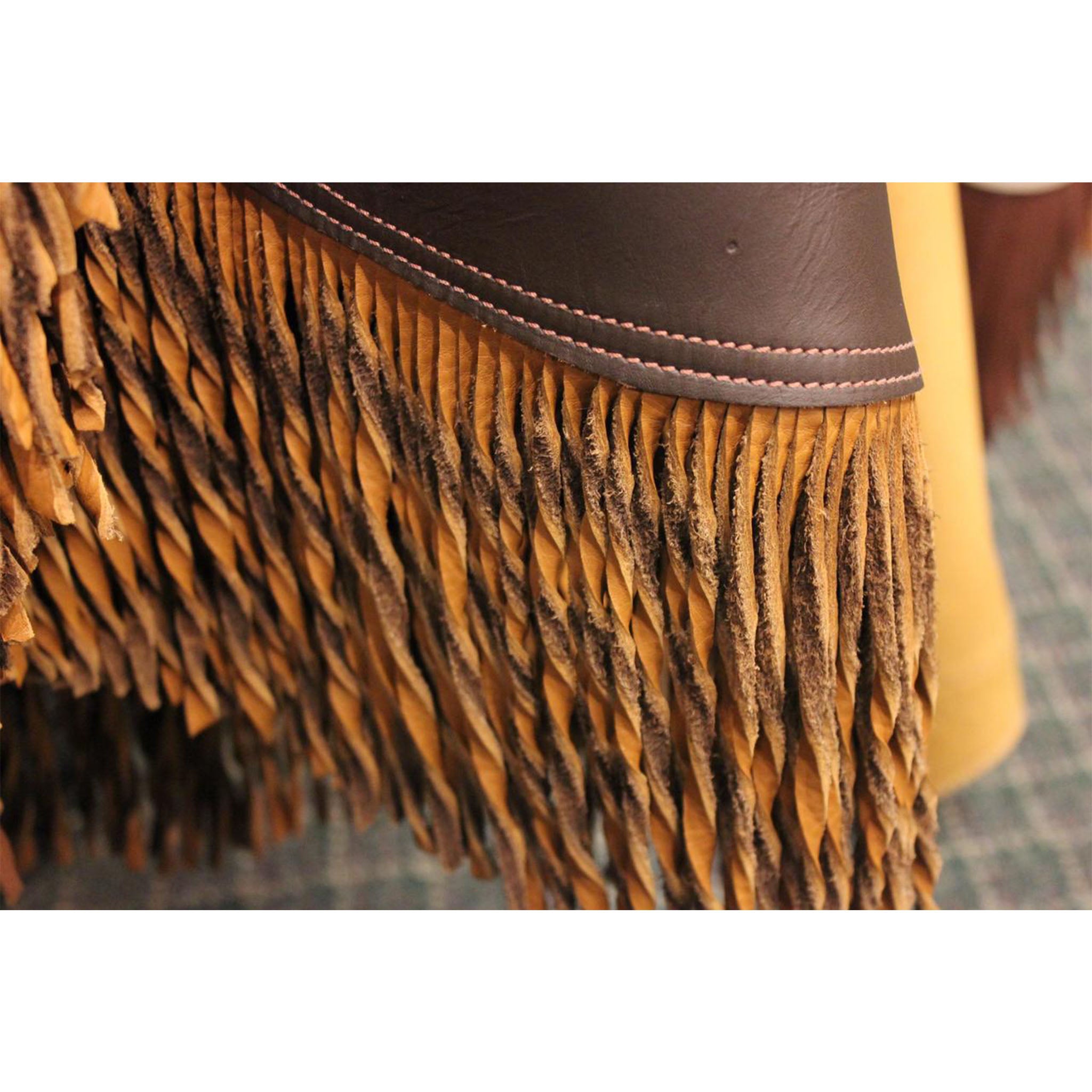 Basket Trim Chinks with Twisted Fringe – Custom Cowboy Shop