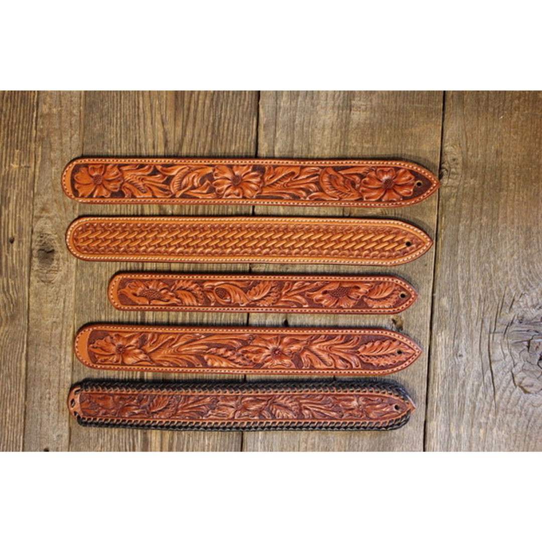 Hand-Tooled Leather Belt – Custom Cowboy Shop1