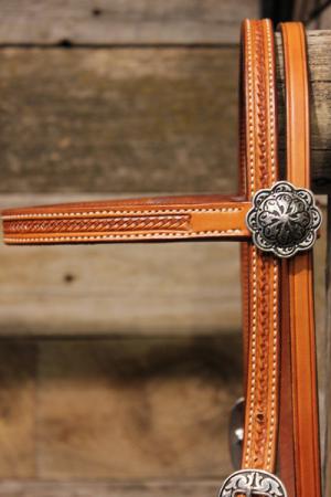 Basket Browband Headstall with JWP Hardware