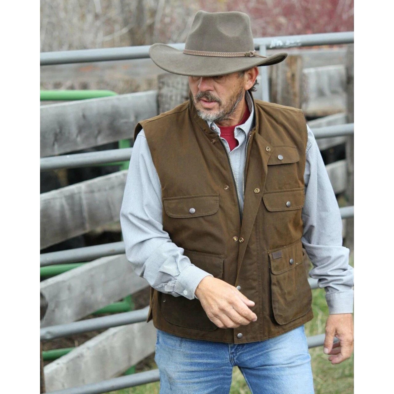 Oilskin vest shop