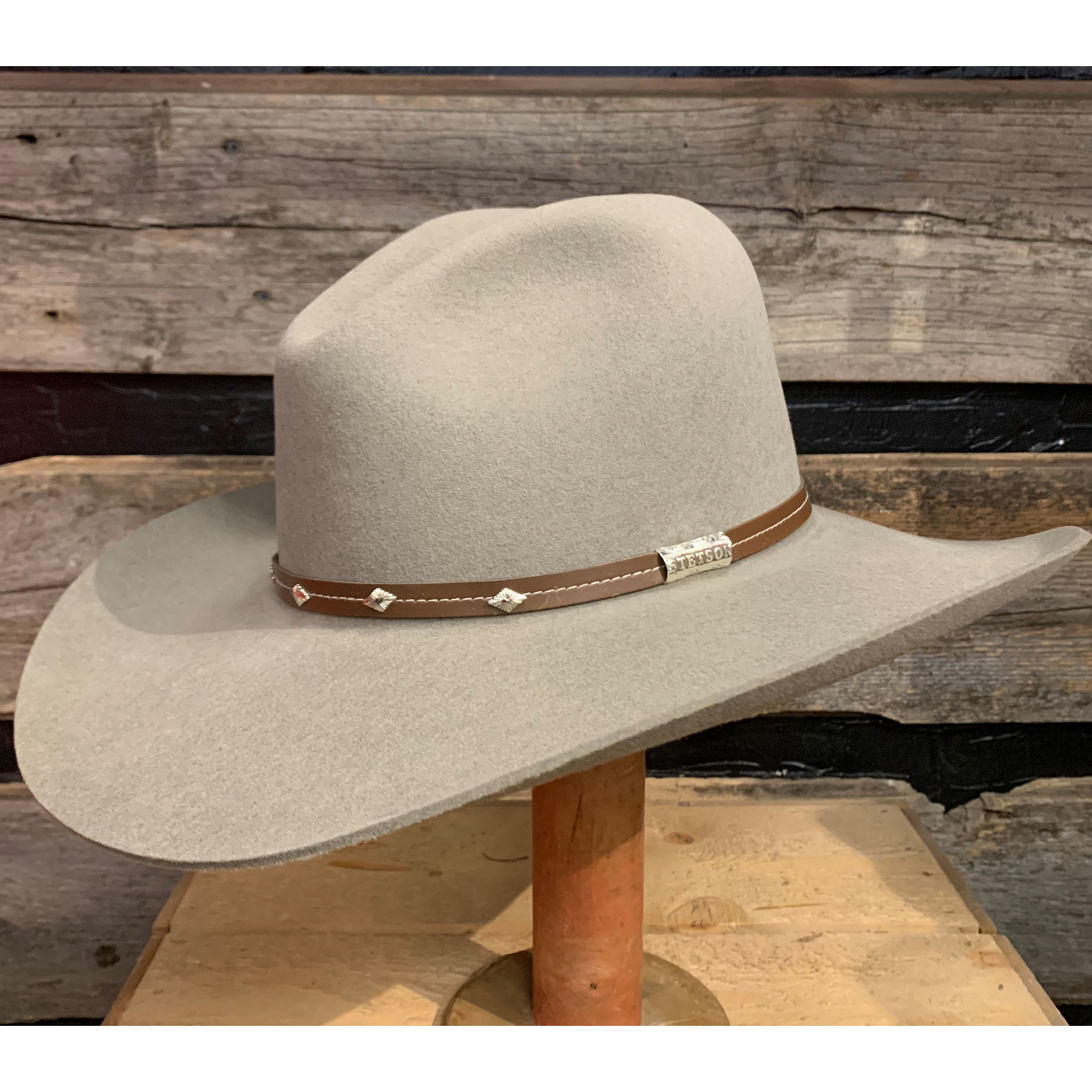 Stetson 4x silver mine buffalo felt cowboy hat new arrivals