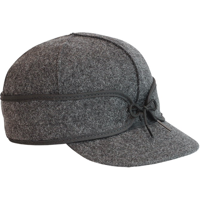 Charcoal Grey Cap with Ear Flaps