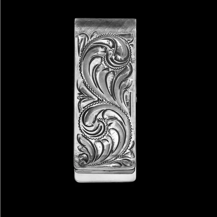 Sterling and Gold Badge Money Clip